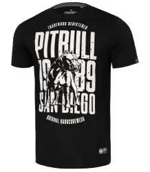 Pit Bull T-Shirt Koszulka San Diego Dog Black 