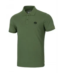 Pit Bull Koszulka Polo Jersey Slim Fit Small Logo Olive