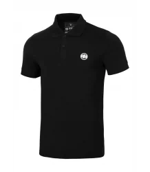 Pit Bull Koszulka Polo Jersey Slim Fit Small Logo Black