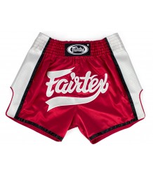 Fairtex Spodenki Tajskie Muay Thai BS1704 Red/White