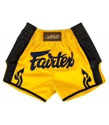 Fairtex Spodenki Tajskie Muay Thai BS1701 Yellow/Black