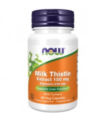Now Foods Milk Thistle Extract with Turmeric 150mg - 60 vcaps