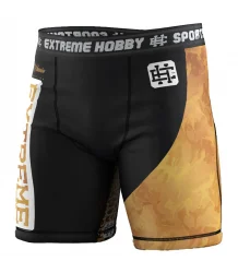 Extreme Hobby Spodenki Kompresyjne Vale Tudo Golden Warrior