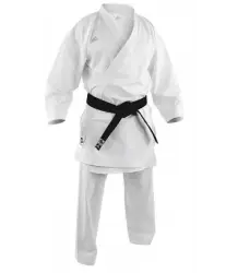 Adidas Strój Karate K0 AdiZero Slim-Fit Biały 