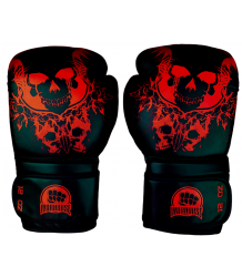 Rękawice Bokserskie WarHouse Skull Red