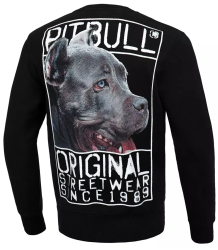 Pit Bull Bluza Męska Bez Kaptura Crewneck Origin Czarna