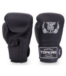 Top King Rękawice Bokserskie TKBGSV Super Single Tone Black