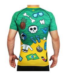 Ground Game Rashguard Copacabana Krótki Rękaw