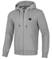 Pit Bull Bluza Rozpinana Z Kapturem Small Logo Dark Grey Melange