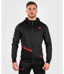 UFC Venum Adrenaline Fight Week Bluza Z Kapturem Rozpinana Black