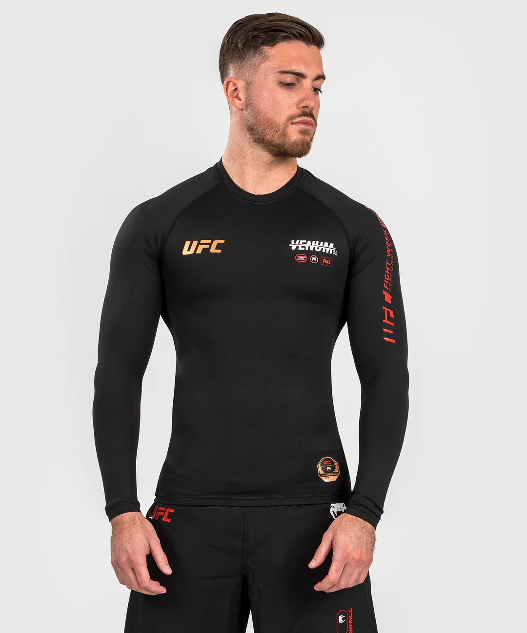 Rashguard Venum X UFC Homme Taille L - Vert, Neuf Sans Étiquettes