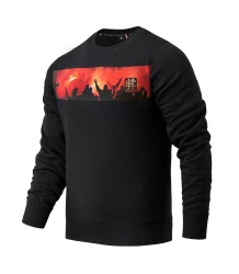 Extreme Hobby Bluza Bez Kaptura Crewneck Ultras Flare Czarna