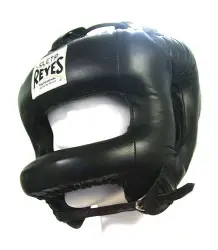 Cleto Reyes Kask Bokserski Z Wszytym Relingiem Black 