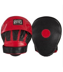Cleto Reyes Tarcze Bokserskie Z Rzepem Zakrzywione Black/Red Para 2szt