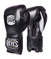 Cleto Reyes Rękawice Bokserskie Velcro Sparing Gloves Black