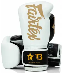 Fairtex Booster Rękawice Bokserskie FXB BG V2 WH/BK/GD