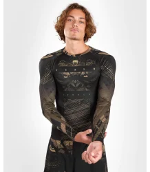 Venum Rashguard Gorilla Jungle Długi Rękaw Black/Sand