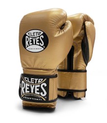 Cleto Reyes Rękawice Bokserskie Velcro Sparing Gloves Gold