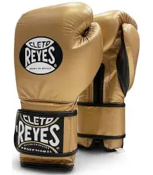 Cleto Reyes Rękawice Bokserskie Velcro Sparing Gloves Gold