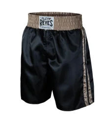 Cleto Reyes Spodenki Bokserskie Satin Black/Gold