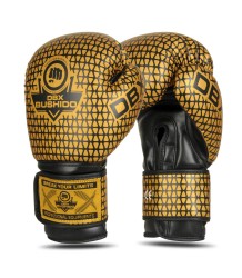 DBX Bushido Rękawice Bokserskie Sparingowe B-2v23 Gold/Black