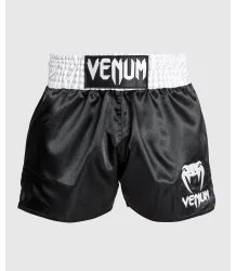 Venum Spodenki Muay Thaï Classic Shorts Black/White/White