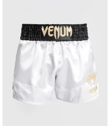 Venum Spodenki Muay Thaï Classic Shorts White/Black/Gold