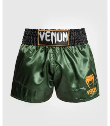 Venum Spodenki Muay Thaï Classic Shorts Green/Black/Gold