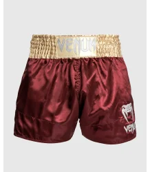 Venum Spodenki Muay Thaï Classic Shorts Burgundy/Gold/White