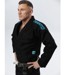 MANTO Kimono Do Bjj Gi X5 Czarno-Turkusowe