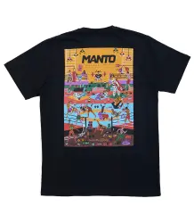 MANTO T-Shirt Koszulka Gym 2.0 Czarna