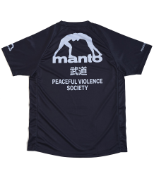 MANTO T-Shirt Koszulka Treningowa Society Czarna
