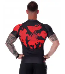 Poundout Rashguard Krótki Rękaw Zombie