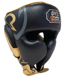 Rival Kask Bokserski Sparingowy RHG100 Professional Black/Gold