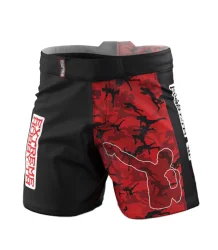 Extreme Hobby Spodenki MMA Athletic Red Warrior Black/Red