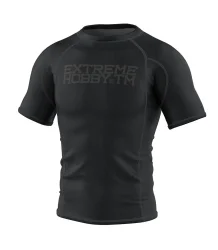 Extreme Hobby Rashguard Short Sleeve Trace Black