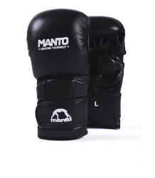 MANTO Rękawice Treningowe Sparingowe Do MMA PRO Black/White