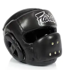 Fairtex Kask Bokserski Sparingowy HG14 Black Full Face Protector