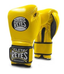 Cleto Reyes Rękawice Bokserskie Velcro Sparing Gloves Yellow