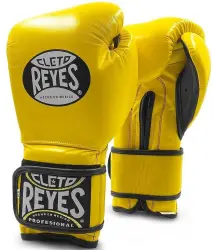 Cleto Reyes Rękawice Bokserskie Velcro Sparing Gloves Yellow