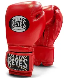 Cleto Reyes Rękawice Bokserskie Velcro Sparing Gloves Red