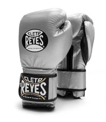 Cleto Reyes Rękawice Bokserskie Velcro Sparing Gloves Silver