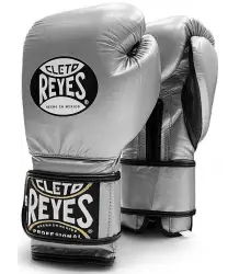 Cleto Reyes Rękawice Bokserskie Velcro Sparing Gloves Silver