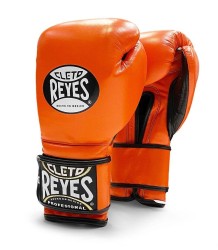 Cleto Reyes Rękawice Bokserskie Velcro Sparing Gloves Orange