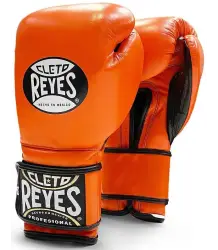 Cleto Reyes Rękawice Bokserskie Velcro Sparing Gloves Orange