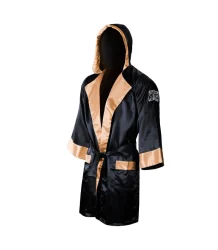 Cleto Reyes Szlafrok Bokserski Z Kapturem Black/Gold