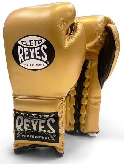 CLETO REYES ゴールド ボクシンググローブ Cleto Reyes Rękawice Bokserskie Lace Up Sparring Gloves Gold