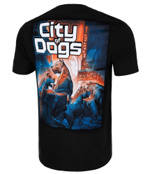 Pit Bull T-shirt Koszulka City Of Dogs 24 Black