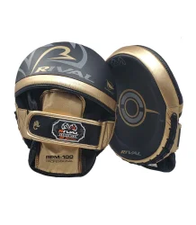 Rival RPM100 Punch Mitts Łapy Trenera Black/Gold