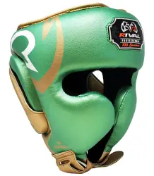 Rival Kask Bokserski Sparingowy RHG100 Professional Green/Gold